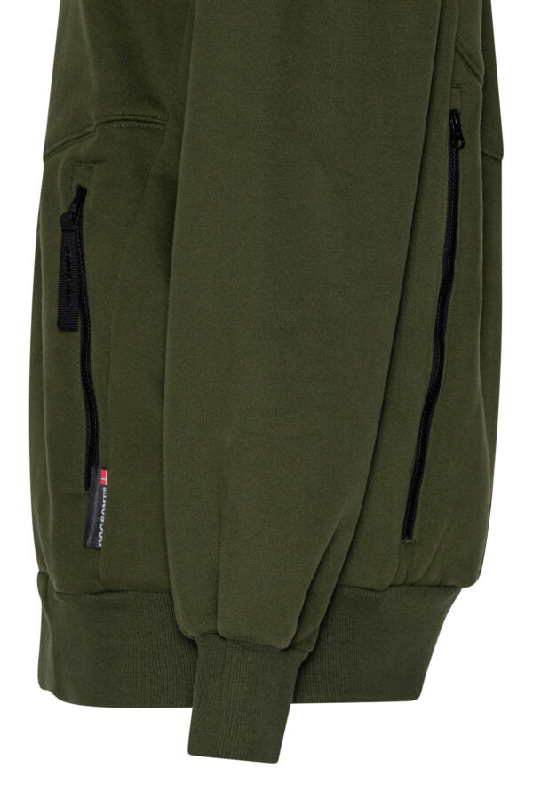 Herre Biathlon Sports Hoodie - Grøn - Billede 5