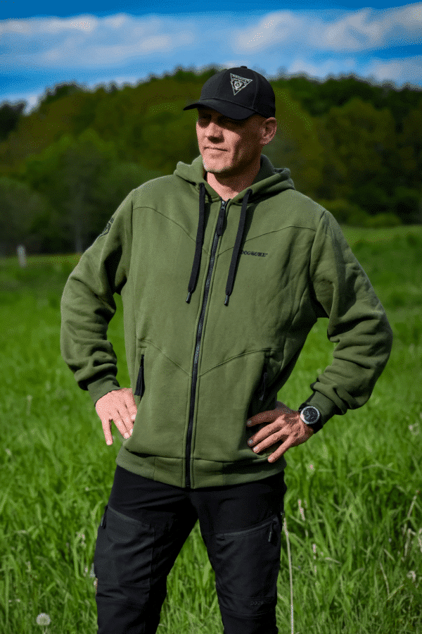 Herre Biathlon Sports Hoodie - Grøn - Billede 9