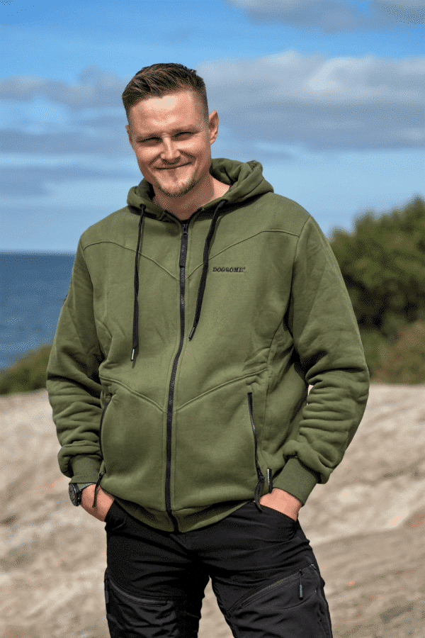 Herre Biathlon Sports Hoodie - Grøn - Billede 10