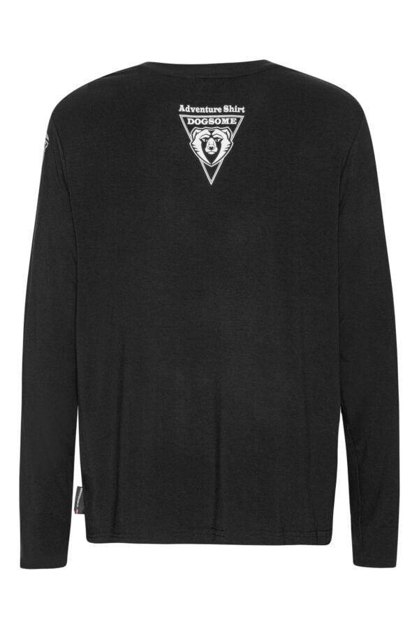 Herre Bamboo Adventure shirt sort - Billede 2