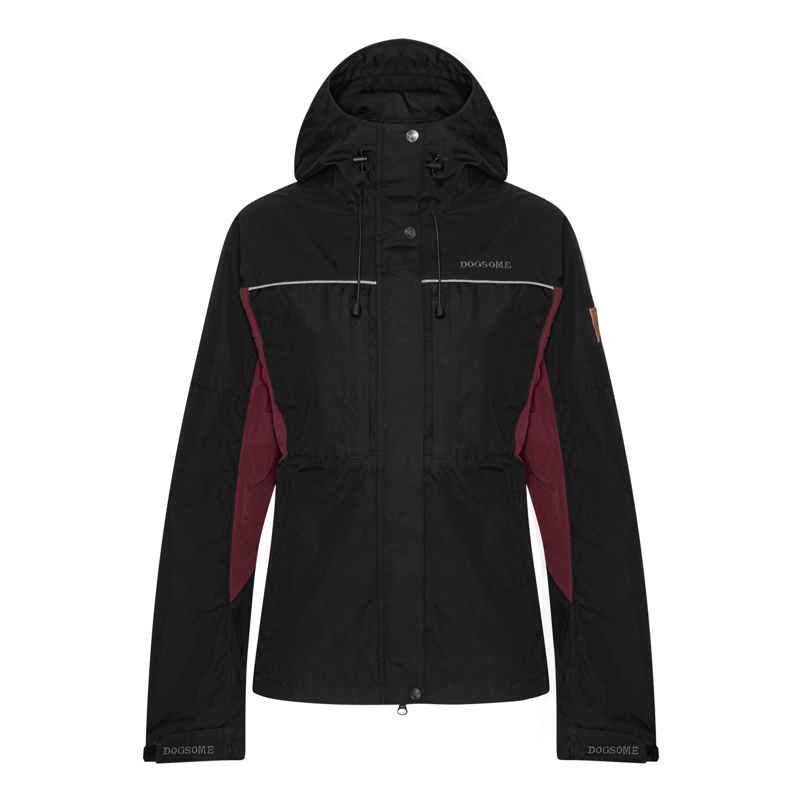 Dame Off-Road Performance Jacket - Sort/Burgundy